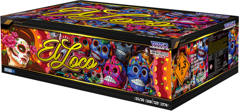 El Loco 268 Shot Compound Firework