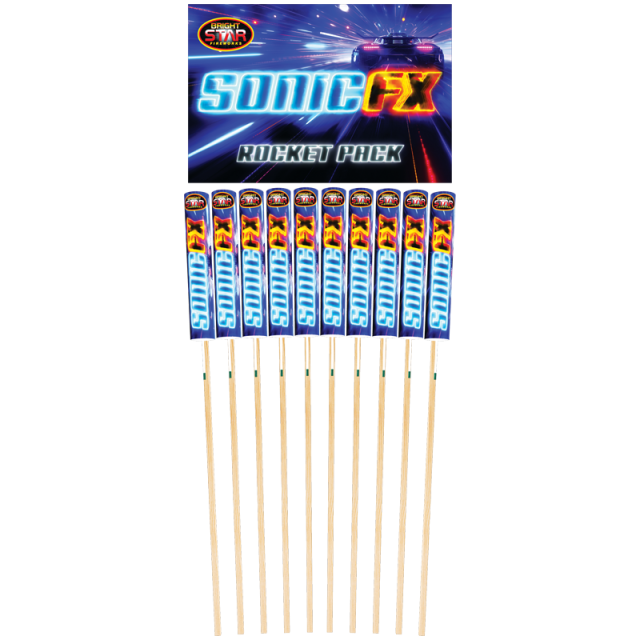 Sonic FX 10pce Rocket Pack