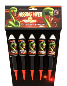 Hissing Viper Twin Burst Rocket Pack