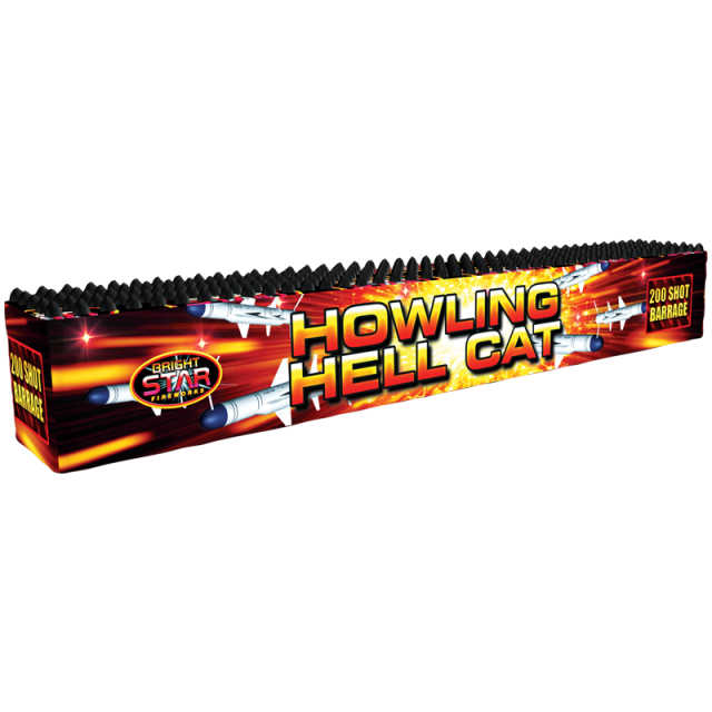 Howling Hell Cat 200 Shot Missile Barrage — Discount Fireworks Hull
