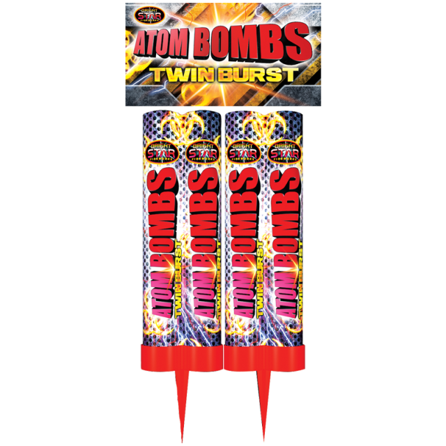 Atom Bombs Double Burst Roman Candles