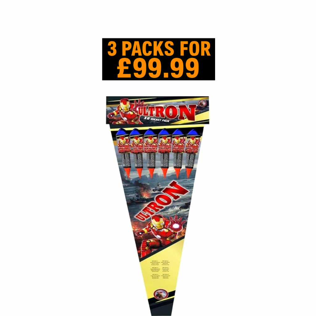 Ultron Rocket Pack Mega Deal,      3 Packs for £99.99