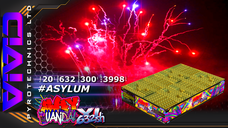 Sky Vandal XL – 632 Shot Ultimate Display Compound Firework