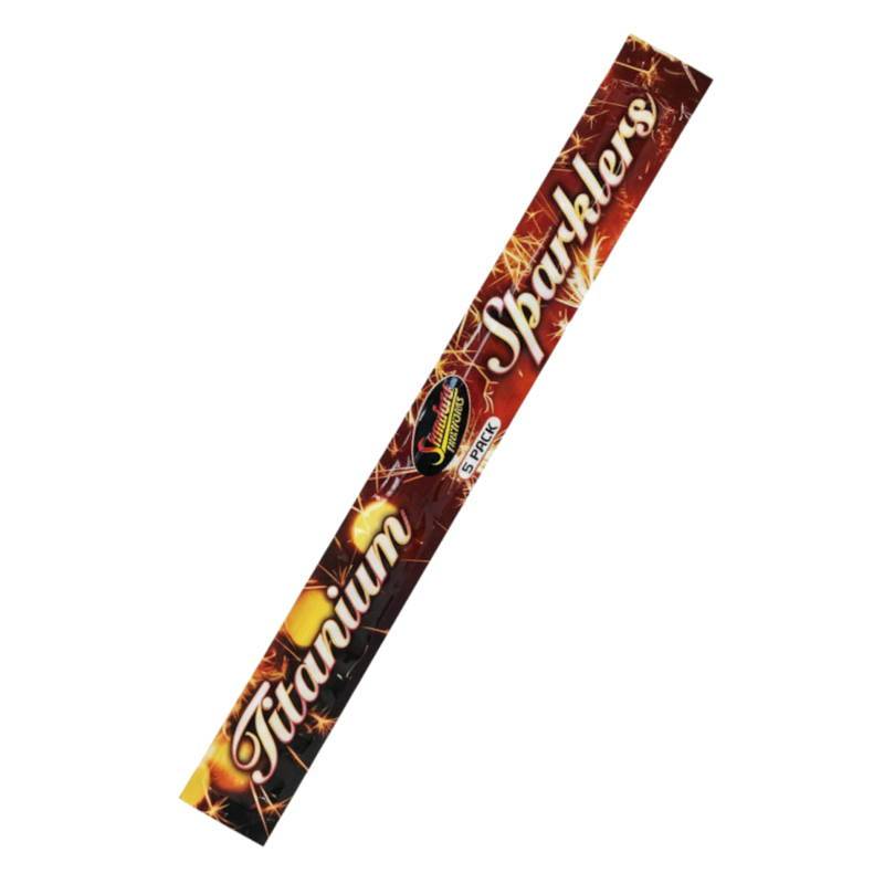 Titanium Sparklers – 5 Pack