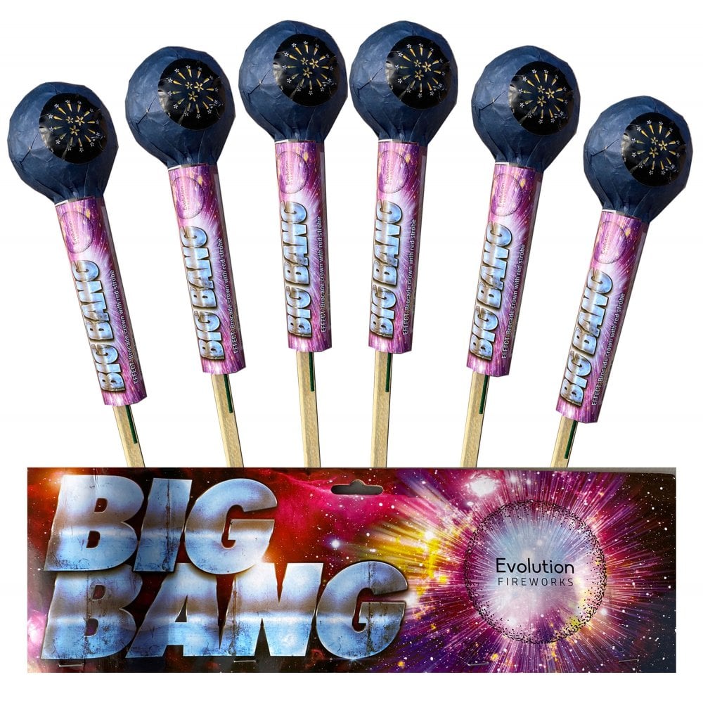 Big Bang Rocket Pack | Premium Ball Head Rockets | Discount Fireworks Hull