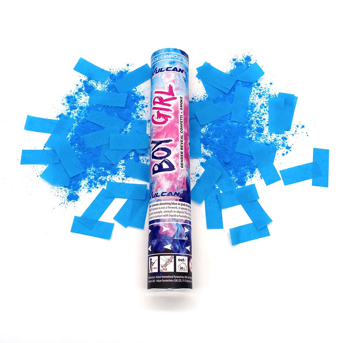 Gender Reveal Cannon 30cm Pink or Blue