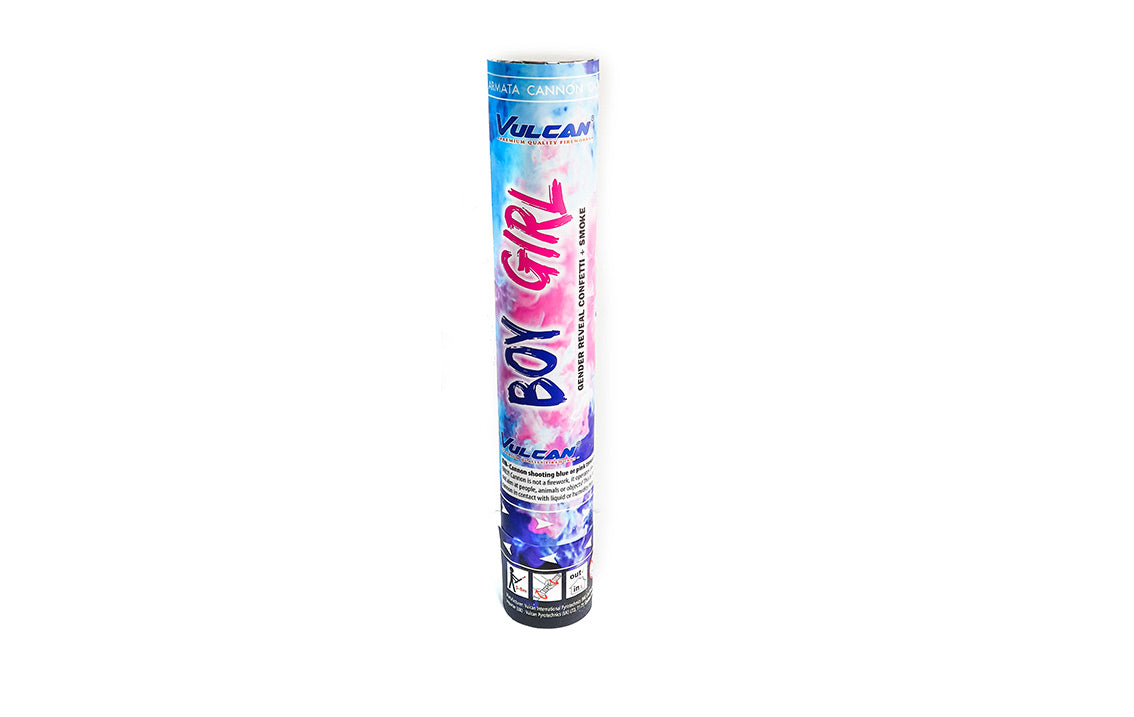 Gender Reveal Cannon 30cm Pink or Blue