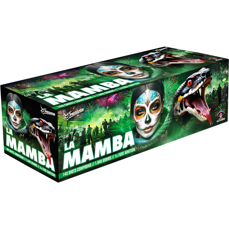 La Mamba 140 Shot Compound Firework