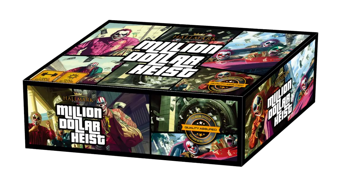 MILLION DOLLER HEIST 200 SHOT COMPOUND BARRAGE