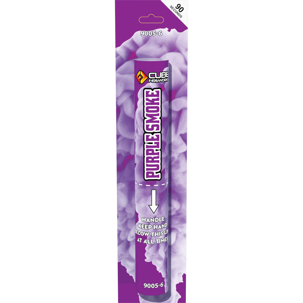 Purple Handheld Smoke Flare