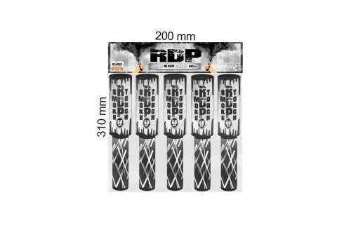 RDP Hand Held Smoke Black Colour Pack of 5.