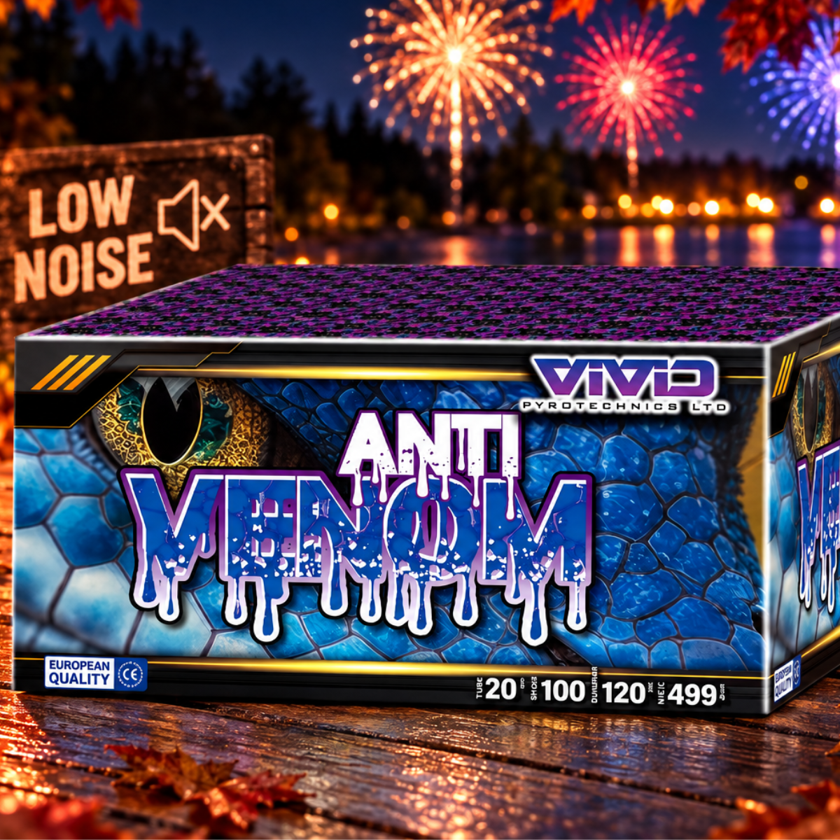 Low Noise Fireworks